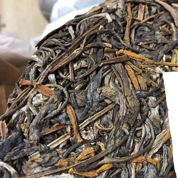 CIFbuy Ding Chun Yuan Wild Jingmai Pangxie Jiao Feet of Crab Pu-erh Tea 2019 357g Raw