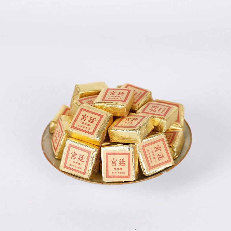 CIFbuy 500g Yunnan Glutinous Rice Fragrant Tuo Tea Menghai Square Brick Old Pu'er Tea