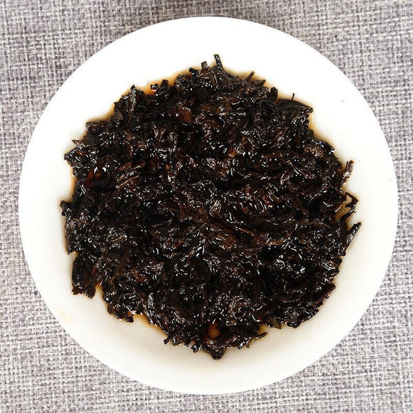 CIFbuy 357 g Yunnan deep mountain wild flavor cooked cake seven sub cake Pu'er tea