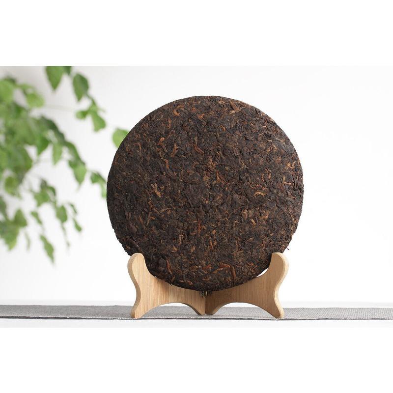 CIFbuy 357g Yunnan Puerh Ripe Tea Dry Storage Ripe Tea Menghai Flavor Seven Seed Cake