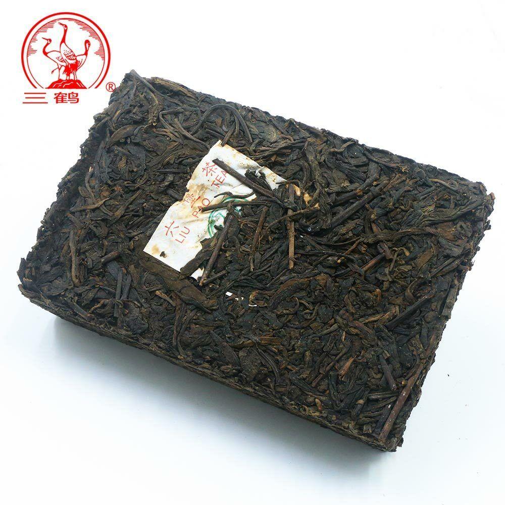 CIFbuy 2014 Three Cranes Sanhe Liu Pao Tea 3208 Golden Flower Dark Tea China Tea 400g