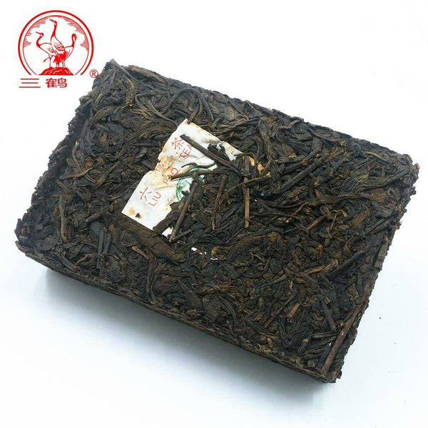 CIFbuy 2014 Three Cranes Sanhe Liu Pao Tea 3208 Golden Flower Dark Tea China Tea 400g