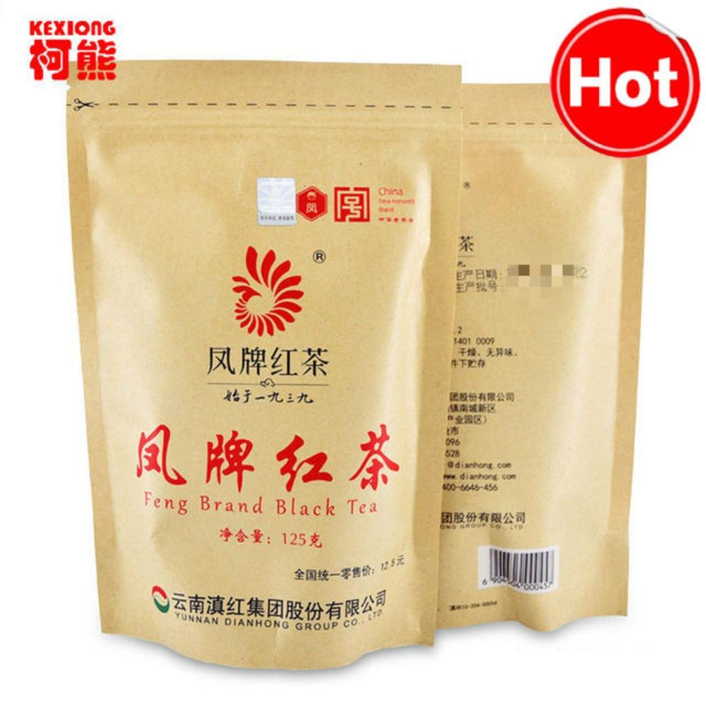 CIFbuy Yunnan Black Tea Dianhong Loose Leaf 125g Premium Feng Tea Brand Rich Flavor Strong Aroma