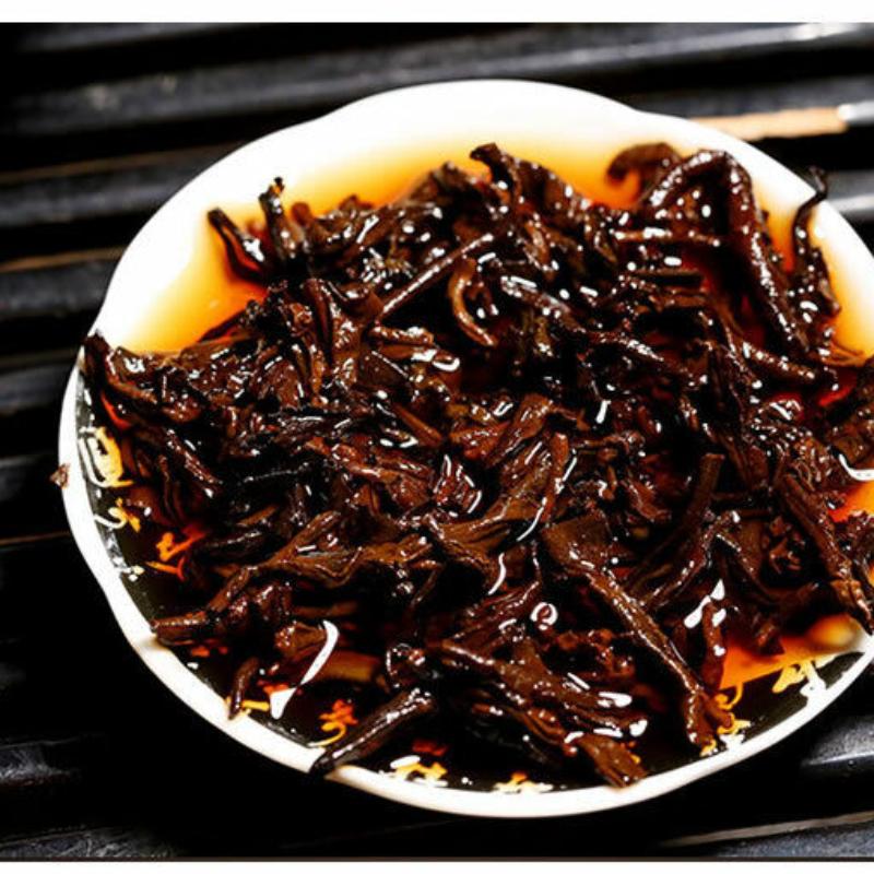 CIFbuy Yunnan Menghai Banzhang Tribute Golden Buds Pu'er Tea Cake 2018 357g Ripe Puerh