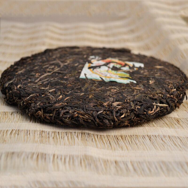 CIFbuy 2007 Ba Jiao Ting Liming Tea Peacock Township Pu'er Tea Raw Tea Green Cake 357g
