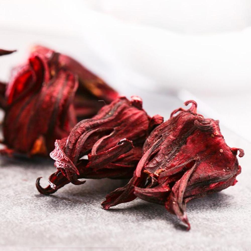 CIFbuy 500g Dried Roselle Hibiscus Sabdariffa Floral & Herbal Tea Luo Shen Hua Flower