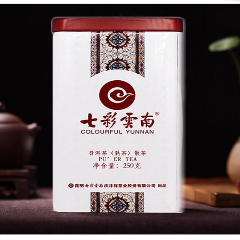 CIFbuy Yunnan Bulang Mountain Grade 1 Premium Pu-erh Ripe Loose Leaf Gift Box 250g