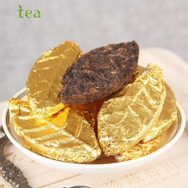 CIFbuy Yunnan Puerh Golden Leaf Menghai Ancient Tree Shu Pu'er Tea 500g