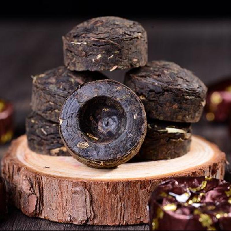 CIFbuy500g Yunnan Ripe Puerh Black Tea Glutinous Rice Fragrance Cooked Pu-erh Tuocha