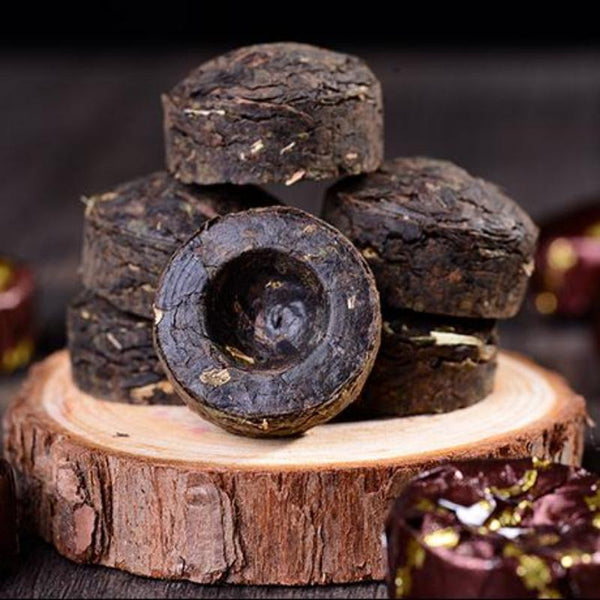 CIFbuy500g Yunnan Ripe Puerh Black Tea Glutinous Rice Fragrance Cooked Pu-erh Tuocha