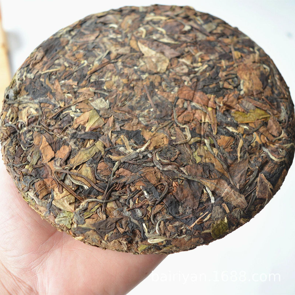 CIFbuy White Tea Cake Organic Premium Aged Fuding Shou Mei Long Life Eyebrow Tea 350g