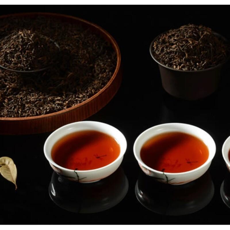 CIFbuy Yunnan Bulang Mountain Grade 1 Premium Pu-erh Ripe Loose Leaf Gift Box 250g