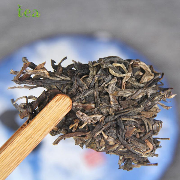 CIFbuy 2018 Yunnan Pu'er Raw Tea Cake, Pure Nanshan Ancient Tree, 357g
2018年云南普洱生茶饼，纯南糯山古树，357克