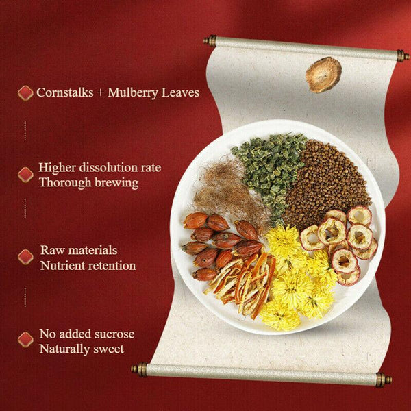 CIFbuy Gubentang Corn Silk Mulberry Tea Chrysanthemum Health Conditioning Herbal Tea