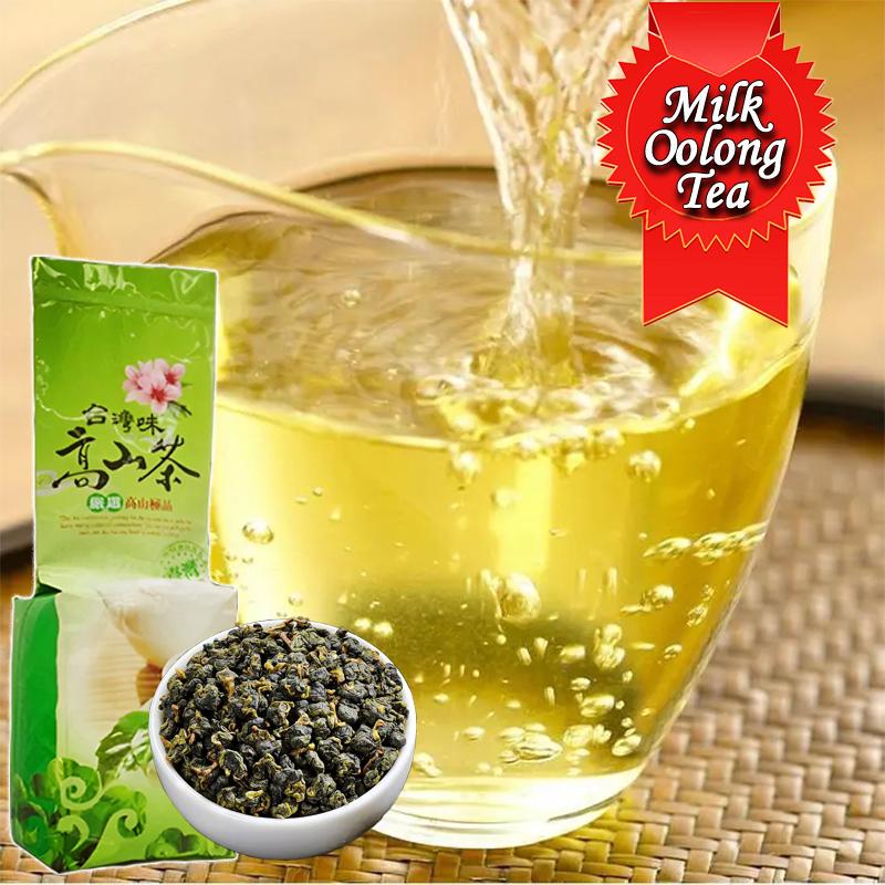 CIFbuy Oolong Milk Green Tea | Loose Leaf Chinese Premium Tea | Detox for Weight Loss Slim Drink | Natural Hight Mountain Slimming Leaves 250g Strong aroma