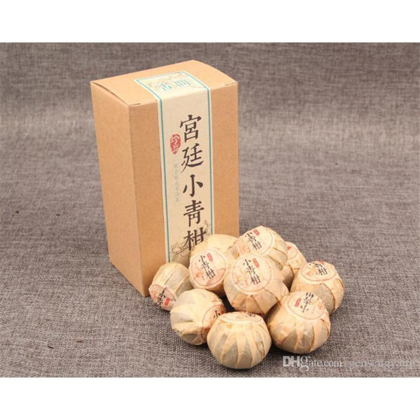 CIFbuy Yunnan Organic Ripe Pu-erh Tea Citrus Mini 100g