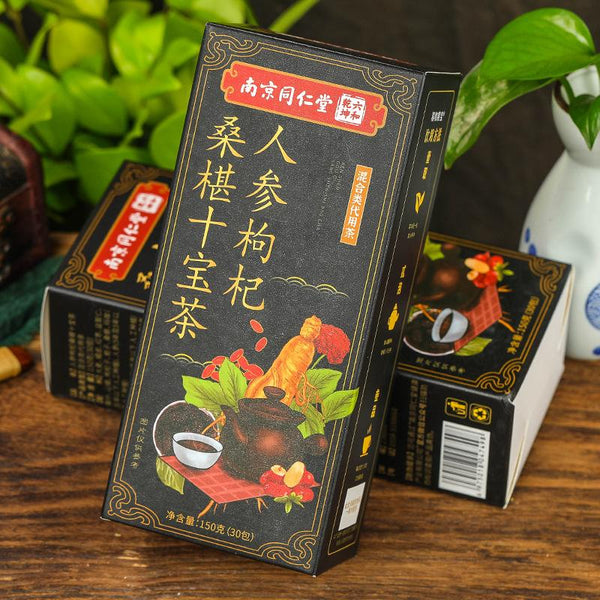 CIFbuy 150g Organic Herbal Tea Ginseng Ten Treasure Tea Renshenshibao Tea Healthy Drink