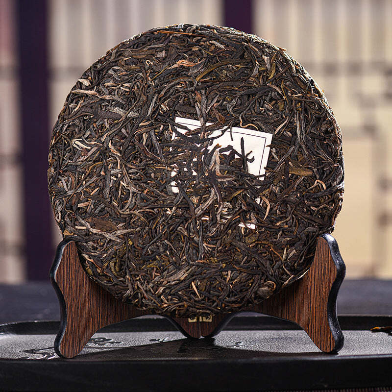 CIFbuy 357g Yiwu Raw Puerh Tea Cake Yunnan Organic Aged Pu-erh Shengcha Pu'er Green Tea