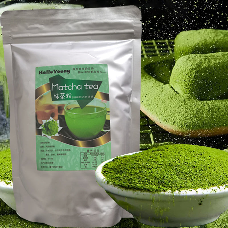 Organic Matcha Powder Natural Matcha Powder 250g/bag Milk Drink Green Tea Dessert Cake Edible Baking Ingredients Ice Cream Tools Main image