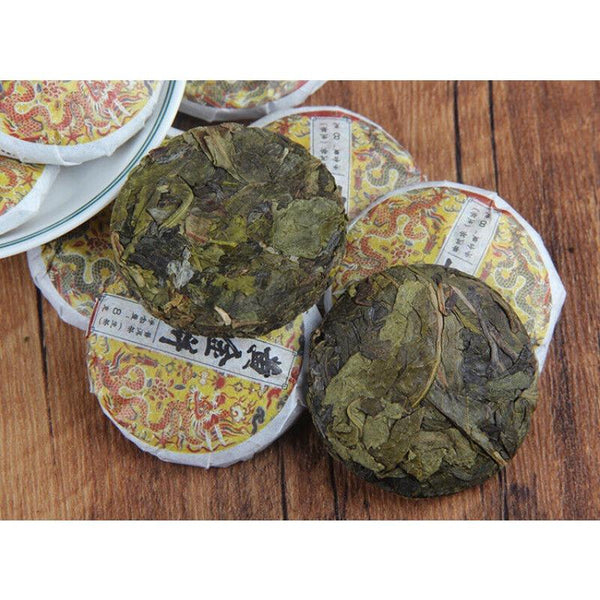 CIFbuy Spring Tea Ancient Tree Gold Cake Gold A Pu'er Tea Raw Tea Mini Small Cake Tea