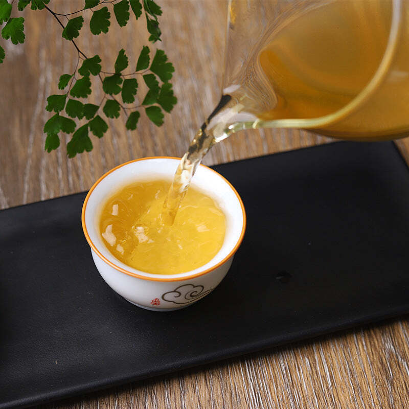 CIFbuy 357g Chinese Pu-erh Tea Cake Raw Pu'er Tea Health Care Slimming Yunnan Green Tea