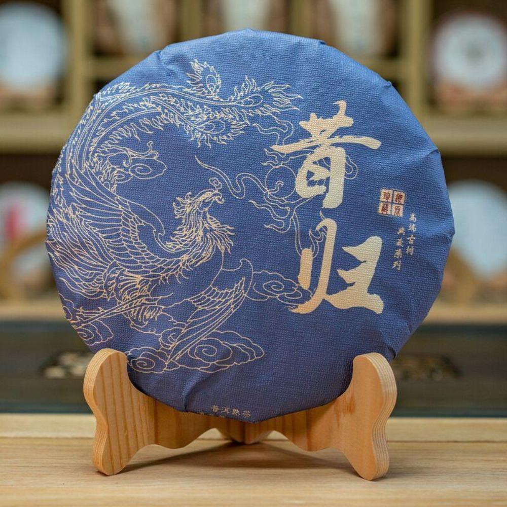 CIFbuy 357g Xigui Aged Ancient Tree Yunnan Pu'er Tea Cake Factory Direct Supply