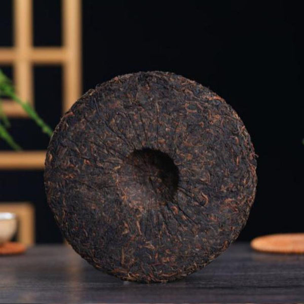CIFbuy 357g Yunnan Ripe Puerh Tea Cake Kunlu Mountain Pu-erh Cooked Tea Pu'er Black Tea
