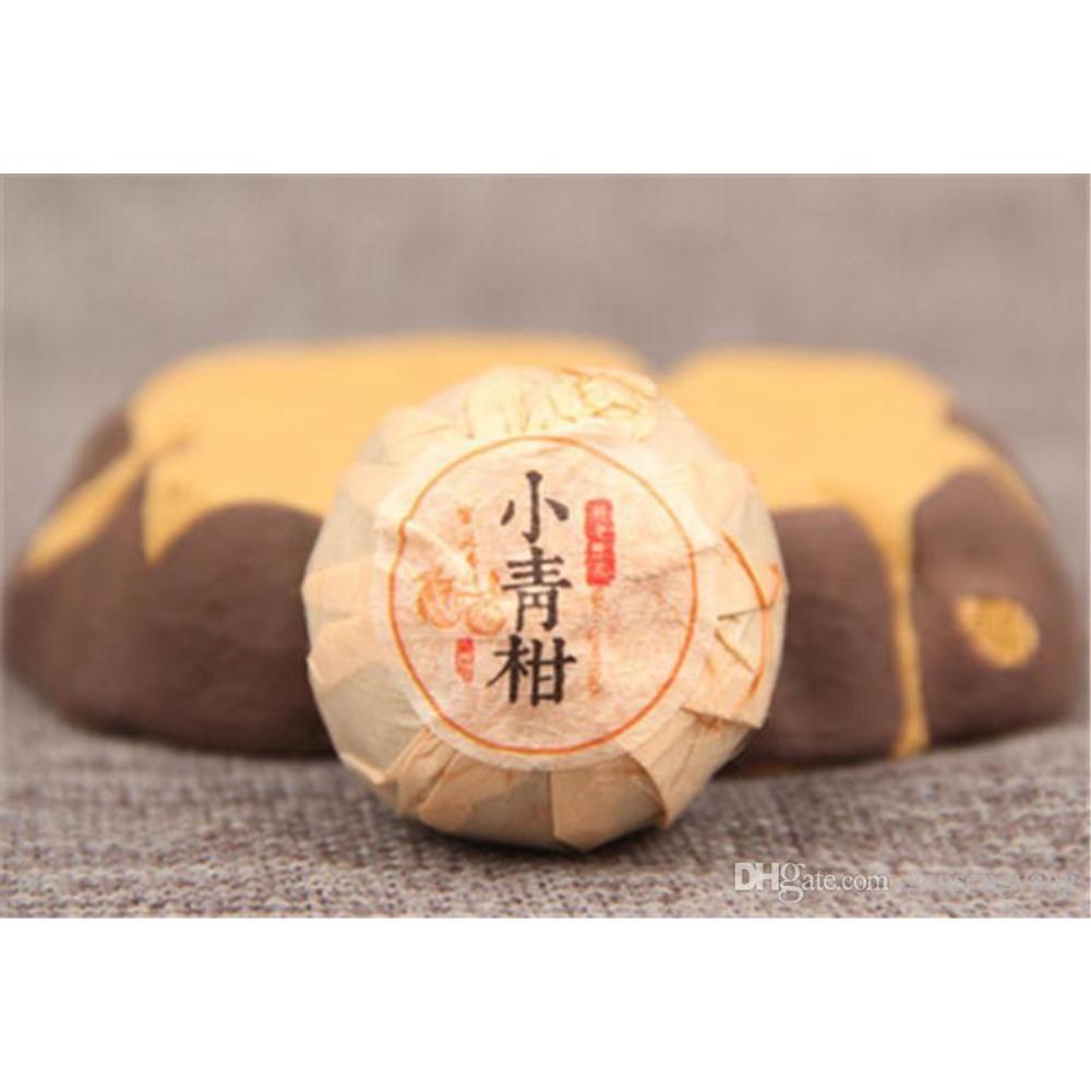 CIFbuy Yunnan Organic Ripe Pu-erh Tea Citrus Mini 100g