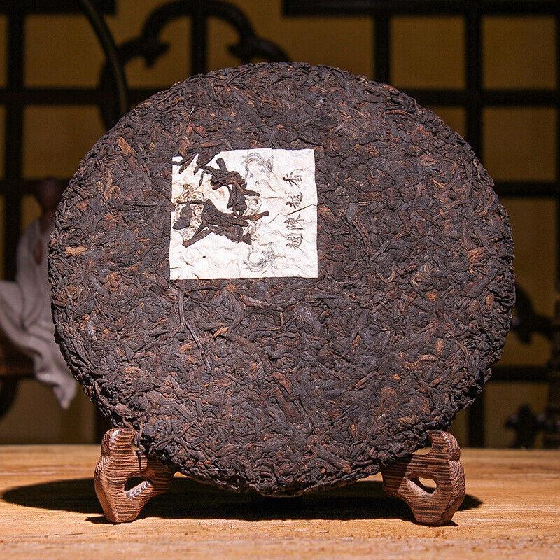 CIFbuy 357g Yunnan Pu'er Tea Ripe Tea The More Ages Better Smells Pu'er Ripe Tea Cake