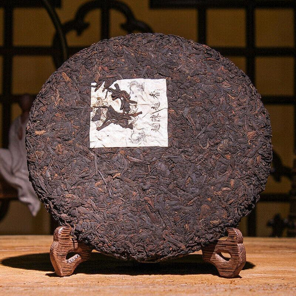 CIFbuy 357g Yunnan Pu'er Tea Ripe Tea The More Ages Better Smells Pu'er Ripe Tea Cake