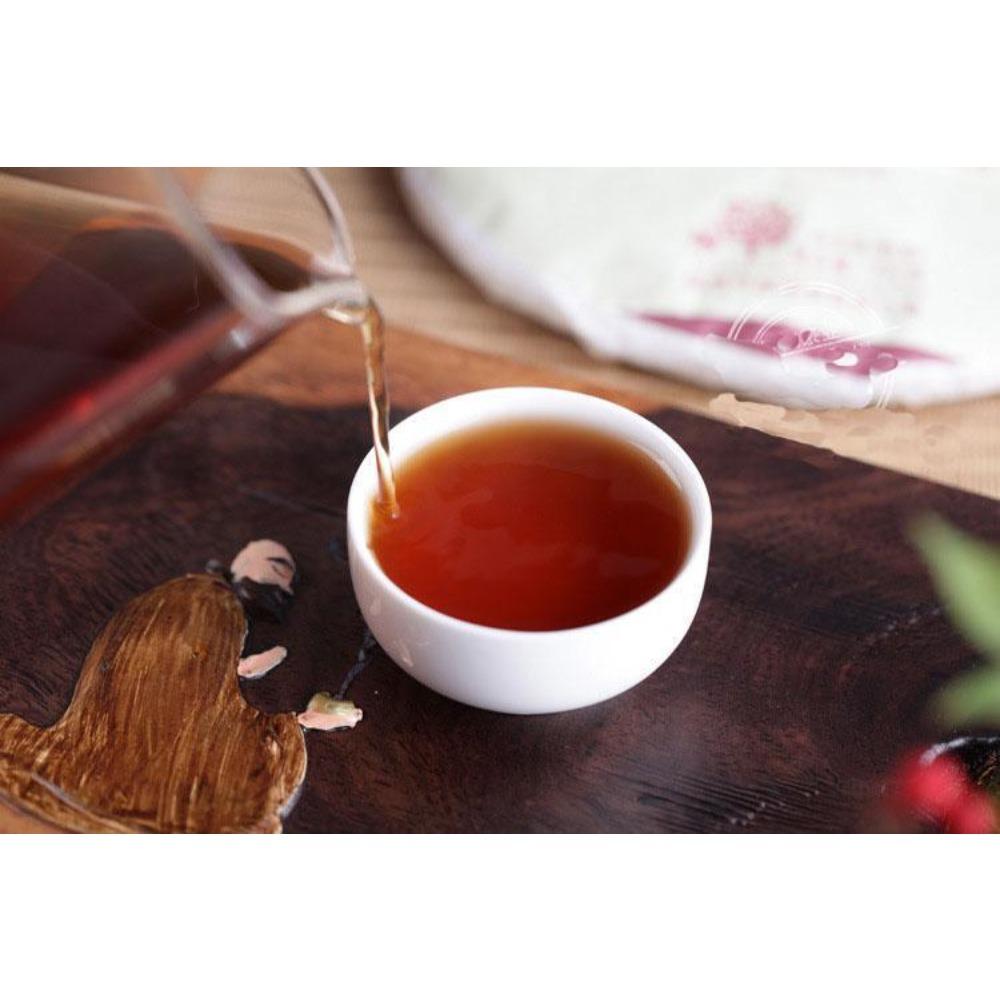 CIFbuy 357g Menghai Seven Sons Ripe Pu'er Tea Organic Yunnan Black Tea