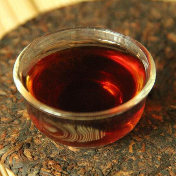 CIFbuy 200g Cang Pu Golden Bud Puerh Tea Ripe Cake Tea Menghai Chen Xiang Pu'er Cake