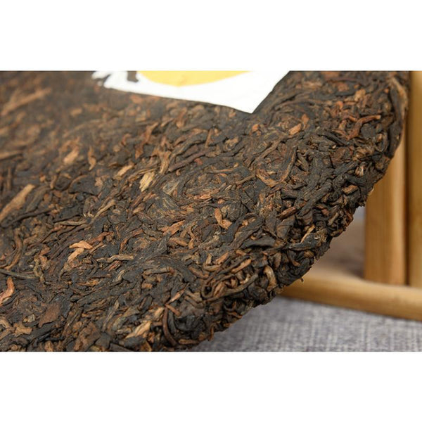 CIFbuy 357g Organic Old Tree Tea Yunnan Pu-erh Ripe Tea Cake Big Golden Bud Mellow Tea