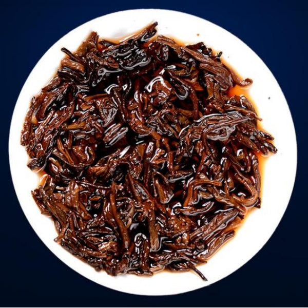 CIFbuy 357g Yunnan Cooked Pu-erh Tea Laomane Puerh Ripe Tea Cake Organic Pu'er Cake Tea