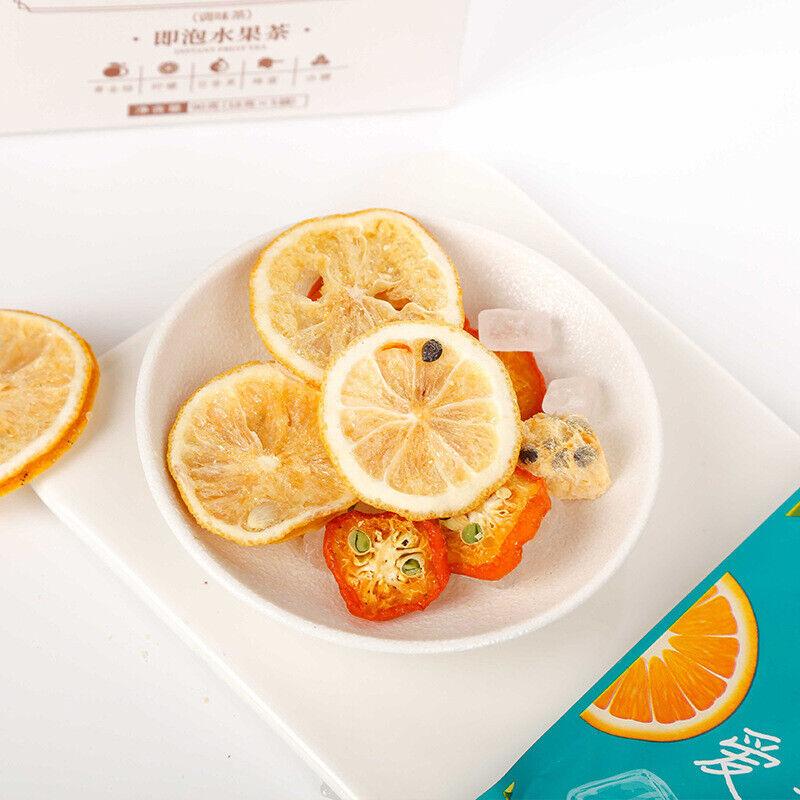 CIFbuy Kumquat Lemon Passion Fruit Tea Flower Fruit Tea Freeze-dried Lemon Slices 90g