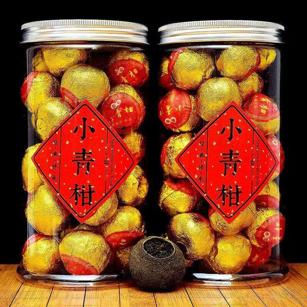 CIFbuy 250g Yunnan Puerh Tea Mandarin Orange Ripe Pu-erh Black Tea Cooked Red Tea