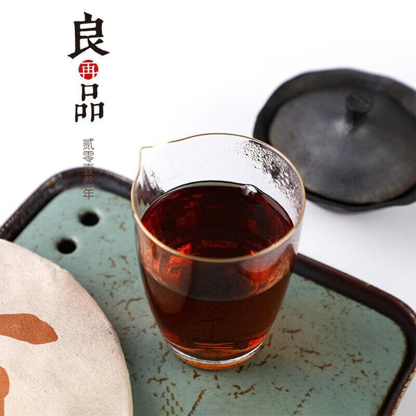 CIFbuy Liang Zai Pin Yunnan Famous Mountain Ancient Tree Haiwan Puer Tea Ripe 400g