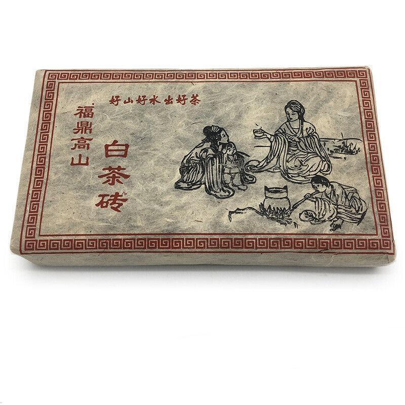 CIFbuy 350g Fuding White Tea Shoumei Tea Brick Old White Tea Brick Alpine Panxi
