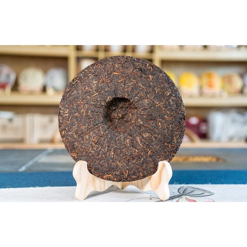 CIFbuy 357g Yunnan Ripe Puerh Tea Cake LaoBanzhang Ancient Tree Ripe Puerh Tea Cake Thé