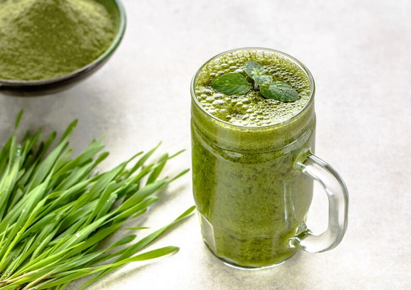 Organic Barley Grass Powder original 250g moistening intestines, Green Grass Juice Powder with Rich Dietary Fiber, No Addtives