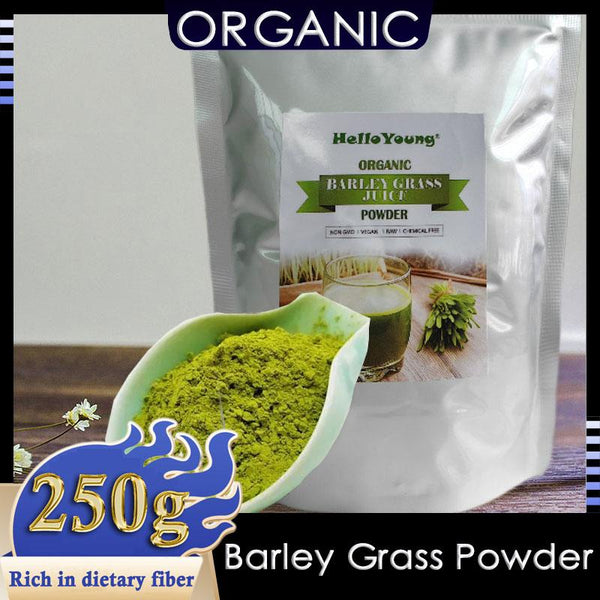 CIFbuy Barley Grass Powder Original 100% healthy Pure Organic Barley for weight loss body detox keto diet Barley grass powder moistening intestines
