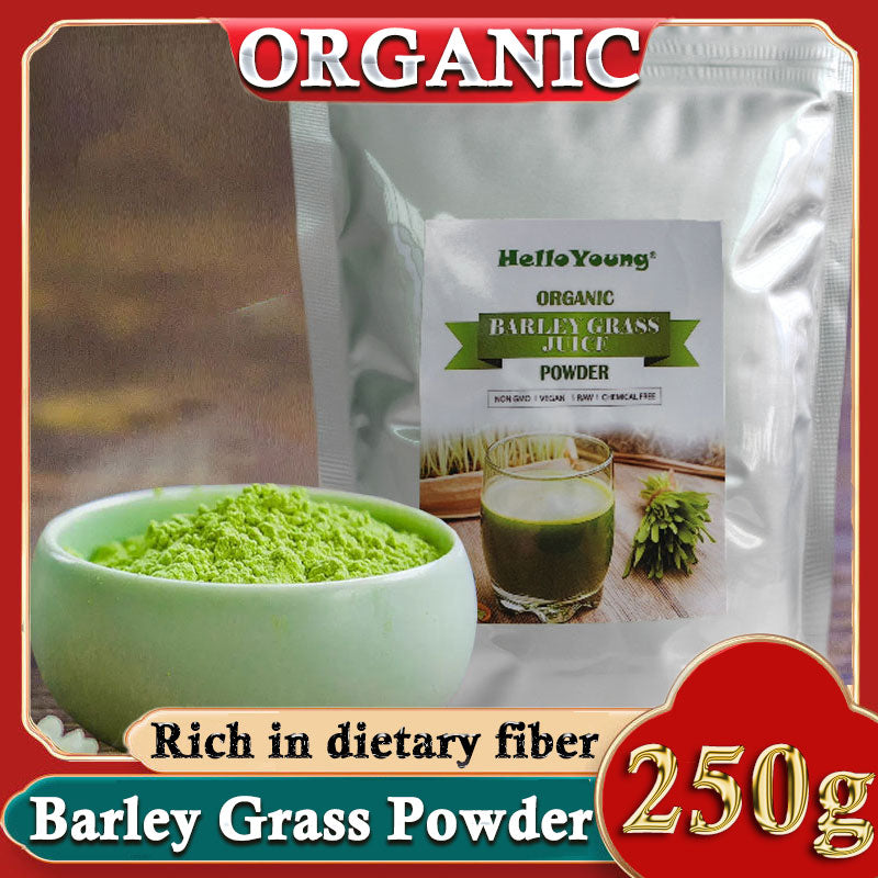 250g Organic Barley Grass Powder Gluten Free Non-GMO Superfood Vegan Pure&Natural I Nutritionally Complete I Mix into Smoothie or Juice Main image