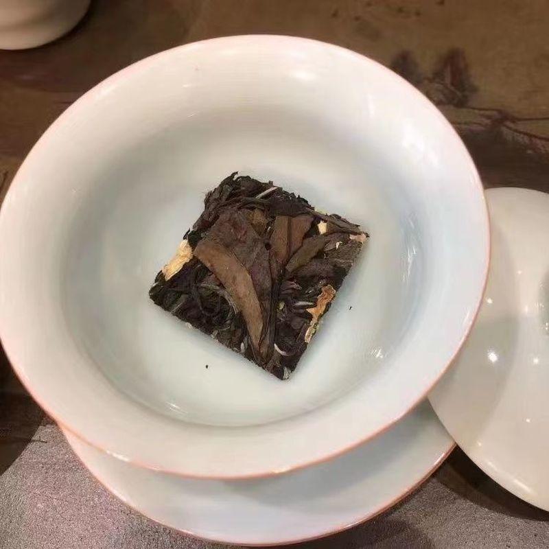 CIFbuy 100g Jasmine Flower White Tea Chinese Gongmei White Tea Cake Organic White Tea