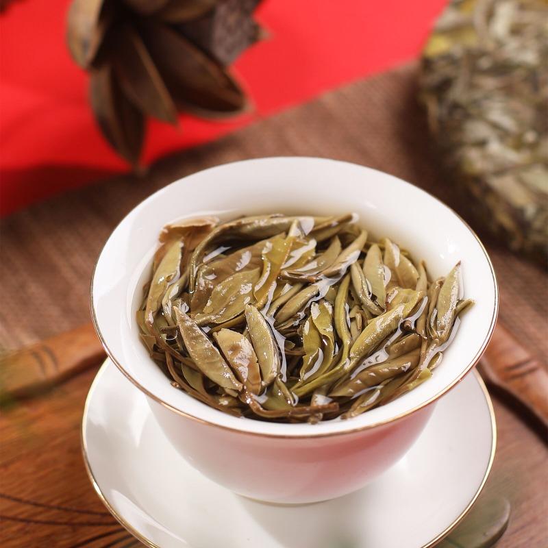 CIFbuy 300g Fuding White Tea Peony King Old White Tea Cake High Mountain Aged Wild Tea