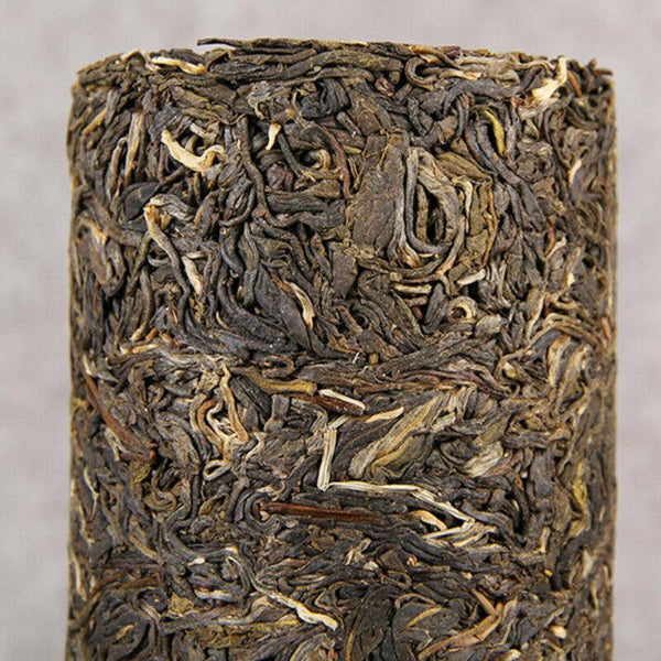 CIFbuy 1000g Menghai Pu'er Raw Tea Pillar Shape Pu-erh Green Tea Gift Tea Healthy Drink