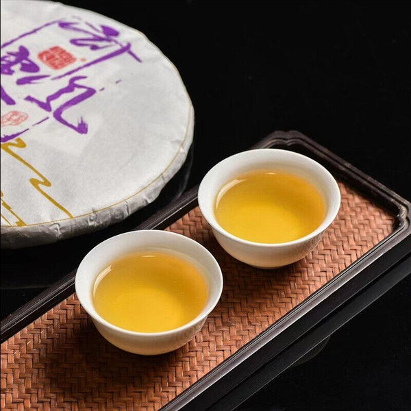 CIFbuy 357g Yunnan Tea Pu-erh Cake Tea Scraping Zhai Pu-erh Raw Tea Cake