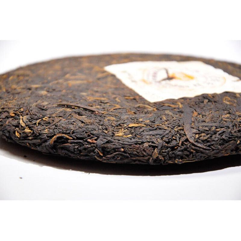 CIFbuy Lao Tong Zhi JIAJIA 7598 Anning Haiwan Yunnan Pu-erh Tea Cake 357g Ripe