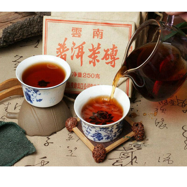 CIFbuy 1999  Chinese Old Pu'er Brick Tea Organic famous Tea brand 7581 Pu erh Tea Cake