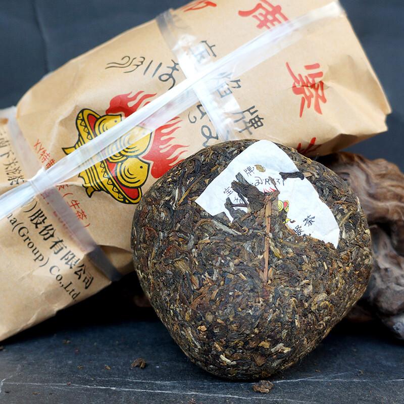 CIFbuy 2016 Xiaguan Baoyan Flame Tibetan Jincha Mushroom Shaped Puer Tea 250g Raw Pu'er