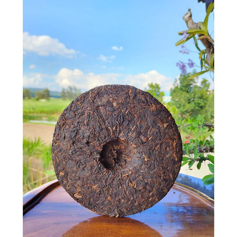 CIFbuy Puerh Ripe Tea Brown Mountain Ripe Tea Yunnan Seven Seed Cake Menghai Pu'er